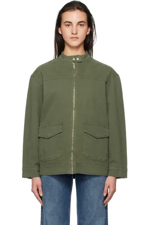 ANINE BING Blouson Henry kaki