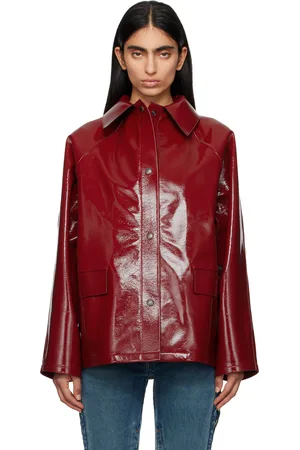 Kassl Editions Blouson rouge à enduit