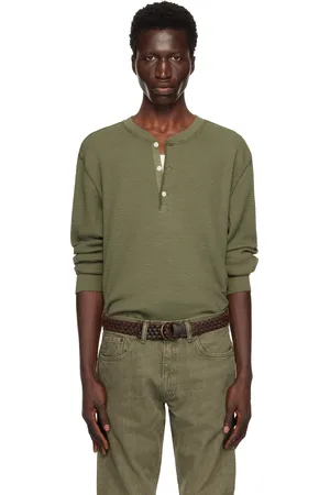 Ralph Lauren Henley teint en plongée kaki