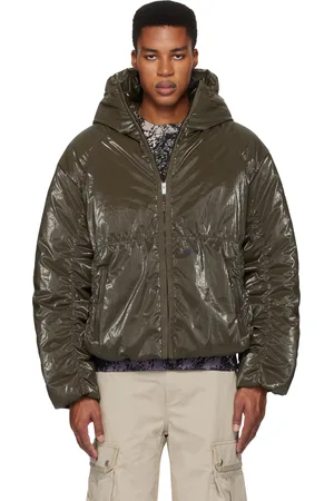 A-cold-wall* Blouson brun à enduit de laque