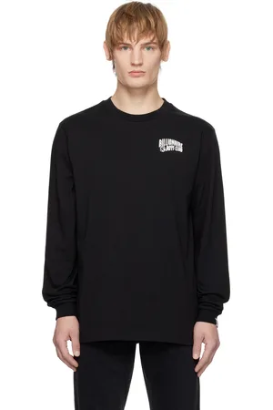 Billionaire Boys Club T-shirt à manches longues noir à petit logo arqué