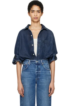 Citizens of Humanity Chemise Kayla bleue en denim - HUMANITY