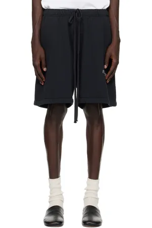 FEAR OF GOD Short de soccer noir en molleton épais