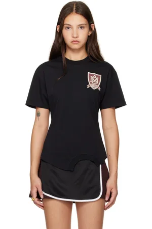 AMBUSH T-shirt noir à deux cols