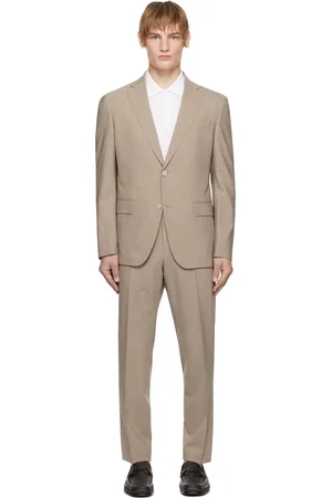 HUGO BOSS Complet ajusté beige