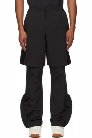 HELIOT EMIL Pantalon de survêtement noir en nylon édition PUMA