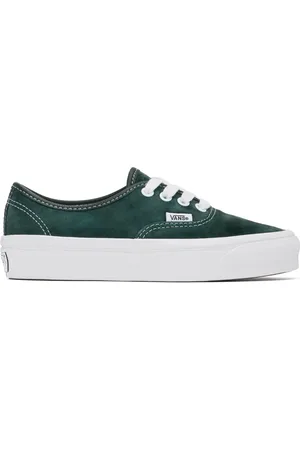 Vans Baskets Authentic 44 vertes en suède - Premium