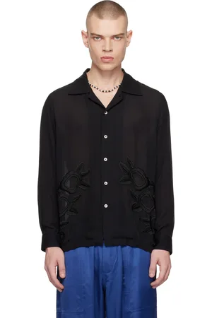 BODE Chemise à manches longues Midnight Daffodil noire