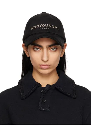 WOOYOUNGMI Casquette noire à logo brodé