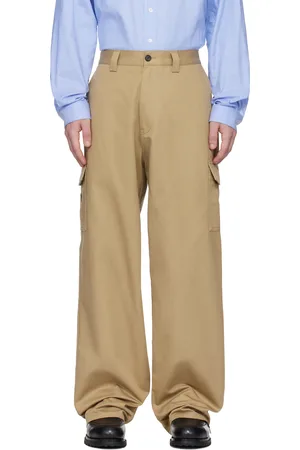 AMBUSH Pantalon chino brun clair à poches cargo