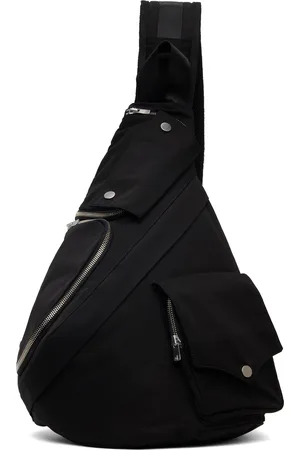 FFFPOSTALSERVICE Sac cargo noir à bandoulière