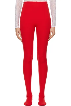 WARDROBE.NYC Legging opaque rouge
