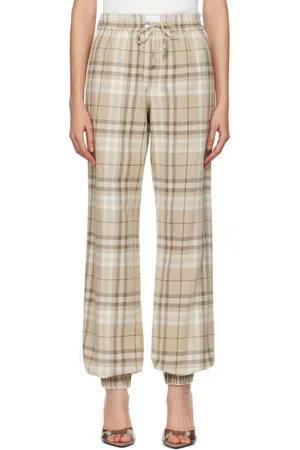 The Attico Pantalon long beige