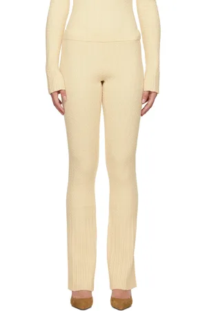 DANIELLE GUIZIO Pantalon de détente Camille blanc cassé