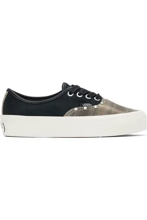 Vans Baskets Authentic 44 noir et kaki - Premium