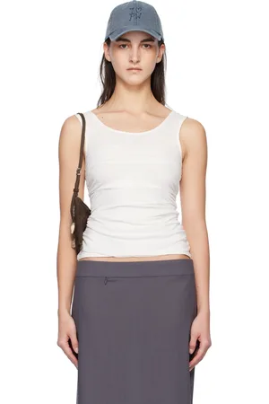 Paloma Wool Débardeur Vichyl blanc
