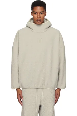 FEAR OF GOD Pull à capuche de randonnée gris en molleton polaire édition adidas Originals