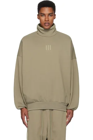 FEAR OF GOD Col roulé gris en molleton épais édition adidas Originals