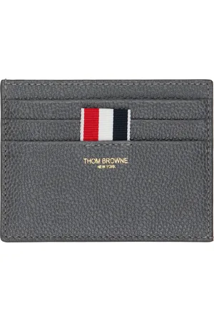 Thom Browne Porte-carte gris à appliqué de crabe