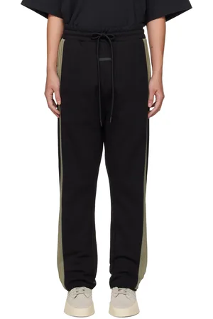 FEAR OF GOD Pantalon de survêtement décontracté noir en molleton épais édition adidas Originals
