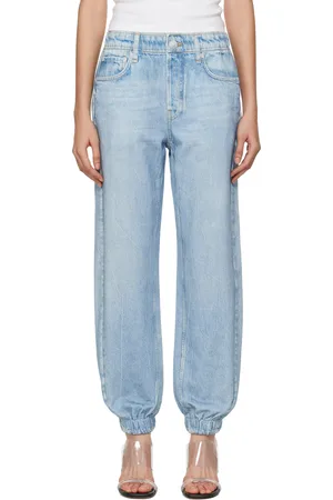 RAG&BONE Pantalon jogger de détente bleu en jersey bouclette Miramar