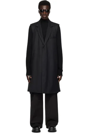 FFFPOSTALSERVICE Manteau sans manches noir à glissières