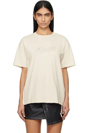 KSUBI T-shirt beige à dos ouvert et à logo modifié - Oh G