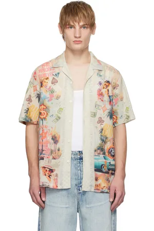 KSUBI Chemise World Order multicolore à col de camp