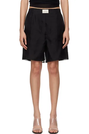 Silk Laundry Short boxeur noir en organza