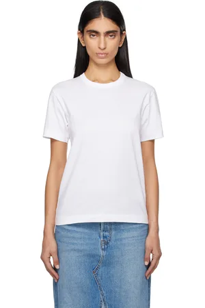 Comme des Garçons T-shirt blanc à écusson à logo
