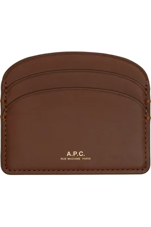 A.P.C. Porte-carte Demi-lune brun