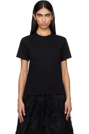 Comme des Garçons T-shirt noir à écusson à logo