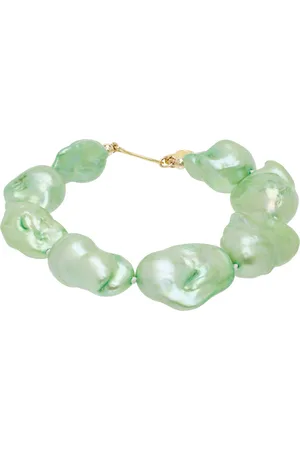 Gohar World Bracelet vert à perles baroques - Host