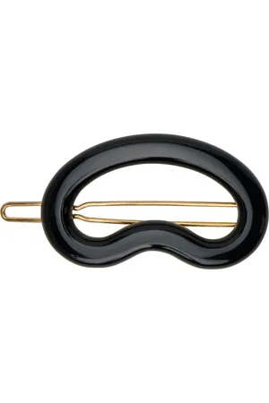 Gohar World Barrette en forme de fève noire