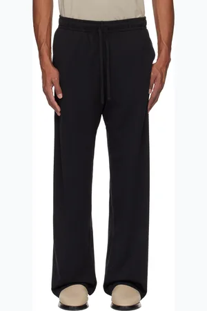 SKIMS Pantalon de survêtement droit et décontracté noir - Jersey Lounge