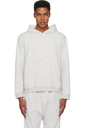 SKIMS Pull à capuche gris - Fleece Lounge