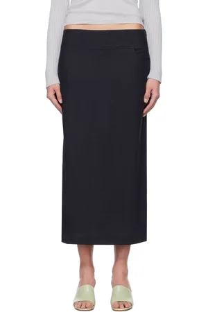 Paloma Wool Jupe longue Olya bleu marine