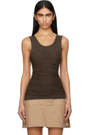 Paloma Wool Débardeur Vichyl brun