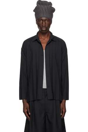 Issey Miyake Chemise Edge noire