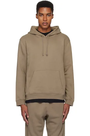 SKIMS Pull à capuche taupe - Fleece Lounge