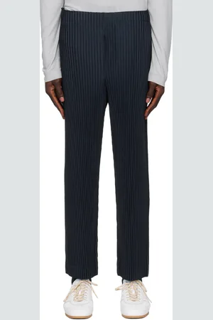 Issey Miyake Pantalon Monthly Color November bleu marine