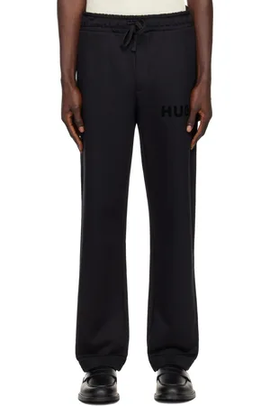 HUGO BOSS Pantalon de survêtement noir en jersey