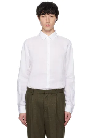 Sunspel Chemise blanche en lin
