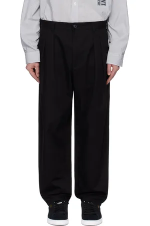 Wtaps Pantalon noir à plis