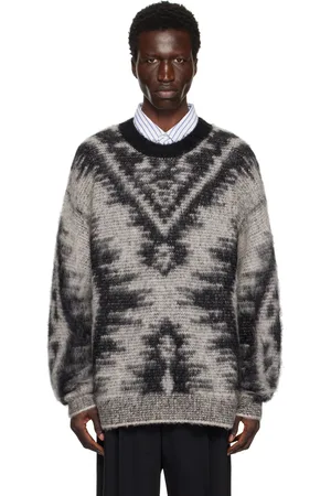 Isabel Marant Pull Fabo noir et beige