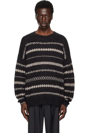 Isabel Marant Pull Amory noir et beige