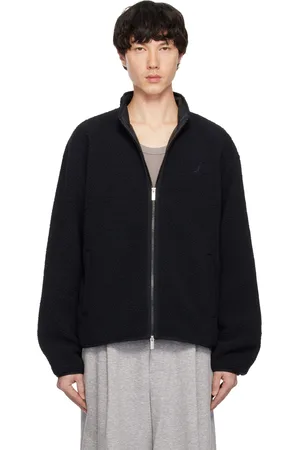 Nike Blouson noir en molleton à logo
