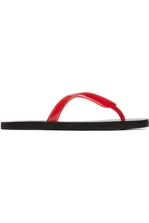 Ancient Greek Sandals Tongs Saionara rouges en PVC