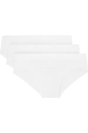 SKIMS Ensemble de trois slips blancs - Stretch