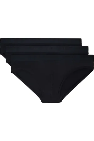 SKIMS Ensemble de trois slips noirs - Stretch